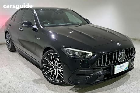 Black 2023 Mercedes-Benz C43 Sedan 4Matic Mhev