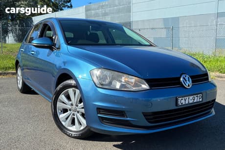 Blue 2015 Volkswagen Golf Hatch 90 TSI COMFORTLINE AU MY15