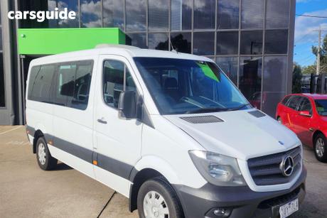 White 2015 Mercedes-Benz Sprinter Bus Transfer