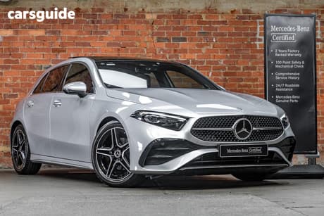 Silver 2024 Mercedes-Benz A200 Hatchback