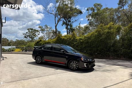 Black 2017 Mitsubishi Lancer Sedan Es Sport