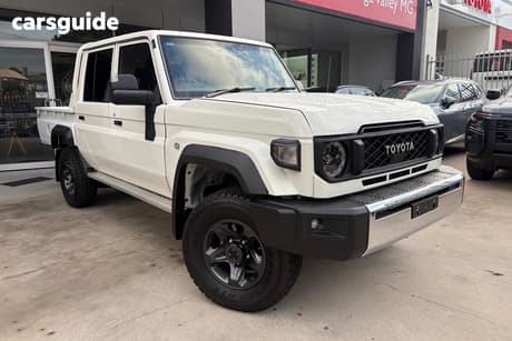 White 2023 Toyota Landcruiser Double Cab Chassis Lc79 Gxl