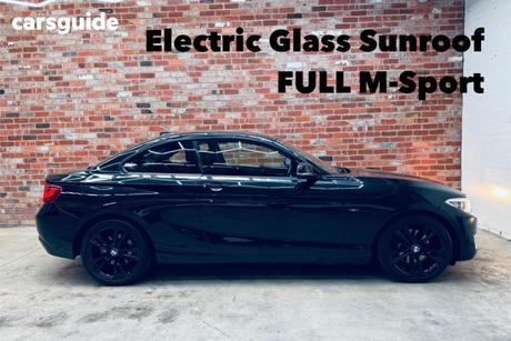 Black 2014 BMW 220I Coupe Sport Line