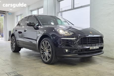 Black 2017 Porsche Macan Wagon S Diesel
