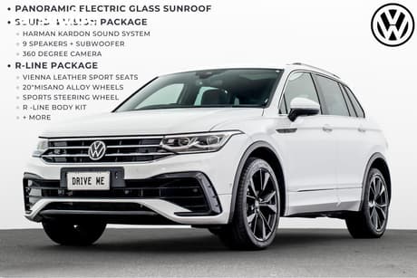 White 2021 Volkswagen Tiguan Wagon Allspace 162 Tsi Highline