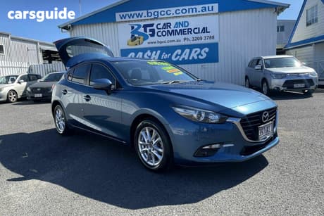 Blue 2017 Mazda 3 Sedan Touring