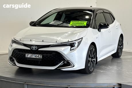 White 2024 Toyota Corolla Hatchback Zr Hybrid