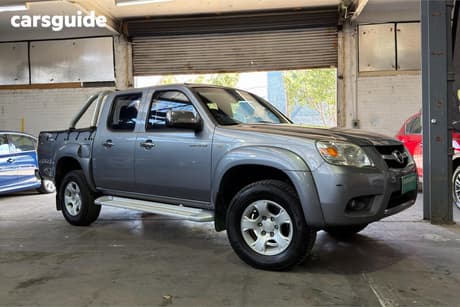 Grey 2010 Mazda BT-50 Dual Cab Pick-up Boss B3000 Sdx (4X4)
