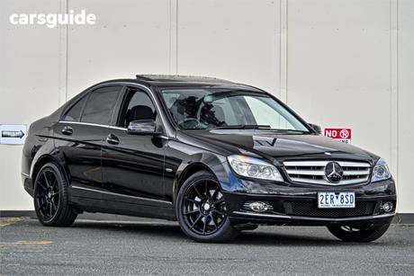 Black 2009 Mercedes-Benz C200 Sedan Kompressor Avantgarde