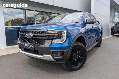 Blue 2025 Ford Ranger Double Cab Pick Up Phev Sport (4X4)