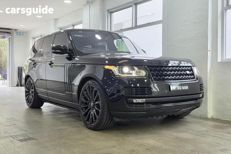 Black 2016 Land Rover Range Rover SUV SDV8 AUTOBIOGRAPHY 4X4
