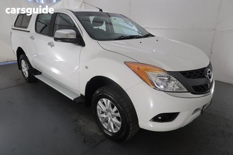 White 2015 Mazda BT-50 Dual Cab Utility Xtr (4X2)