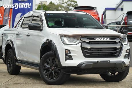 White 2023 Isuzu D-MAX Crew Cab Utility X-Terrain (4X4)