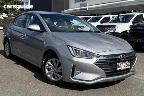 Silver 2020 Hyundai Elantra Sedan Go