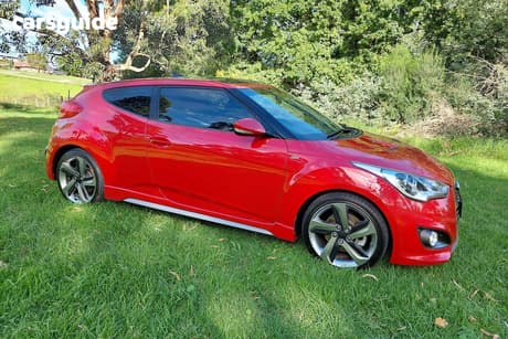 Red 2012 Hyundai Veloster Coupe Sr Turbo