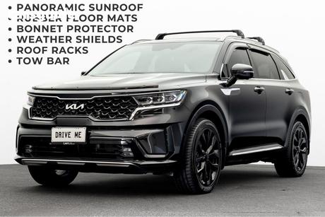 Black 2022 Kia Sorento Wagon Gt-Line 7 Seat