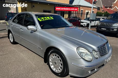 Silver 2003 Mercedes-Benz E240 Sedan Classic