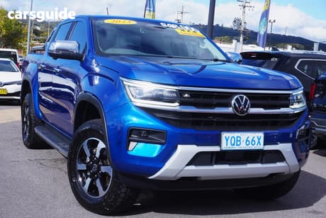 Blue 2023 Volkswagen Amarok Dual Cab Utility Style Tdi600 4Motion