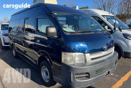 Blue 2006 Toyota HiAce OtherCar SLWB 4WD