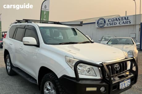 White 2009 Toyota Landcruiser Prado Wagon Gxl (4X4)