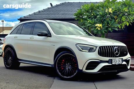 White 2021 Mercedes-Benz GLC63 Wagon S 4Matic+