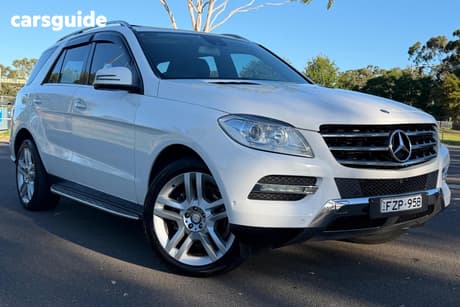 White 2015 Mercedes-Benz ML SUV ML250 BLUETEC 4X4