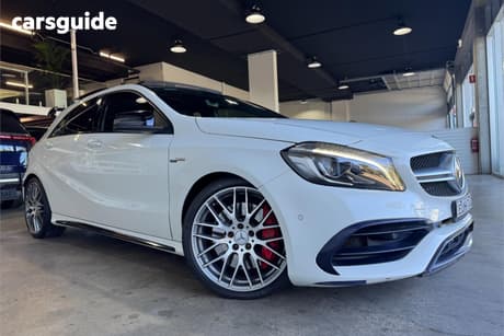 White 2016 Mercedes-Benz A45 Hatchback Amg
