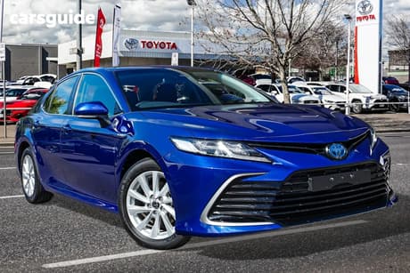 Blue 2024 Toyota Camry Sedan Ascent