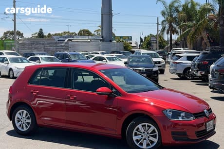 Red 2015 Volkswagen Golf Hatchback 92 Tsi Trendline