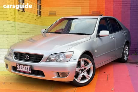 Silver 2004 Lexus IS200 Sedan Sports Luxury
