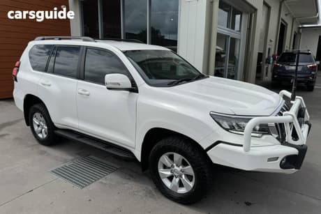White 2019 Toyota Landcruiser Prado Wagon Gxl (4X4)