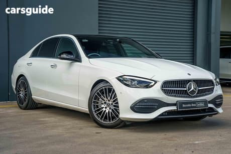 White 2022 Mercedes-Benz C200 Sedan Edition C Mhev
