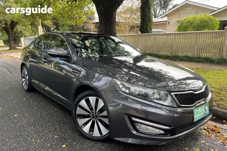 Grey 2012 Kia Optima Sedan Platinum