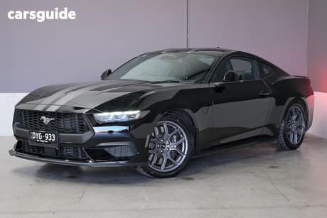 Black 2025 Ford Mustang Fastback Ecoboost