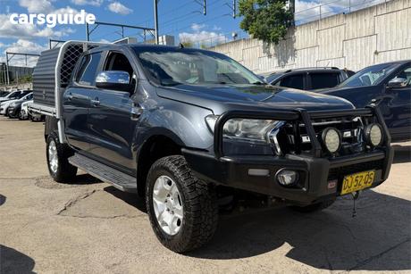 Grey 2016 Ford Ranger Dual Cab Utility Xlt 3.2 (4X4)