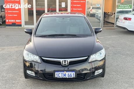 Black 2008 Honda Civic Sedan Sport