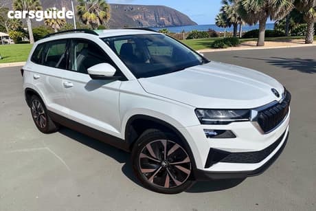 White 2025 Skoda Karoq Wagon Select 110Tsi