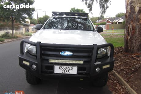 White 2011 Ford Ranger Ute Tray PX