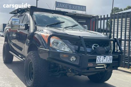 Black 2013 Mazda BT-50 Dual Cab Utility Xtr (4X4)