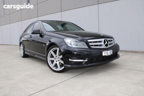 Black 2012 Mercedes-Benz C250 Sedan Avantgarde Be