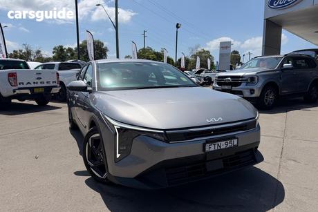Grey 2024 Kia K4 Sedan Sport+