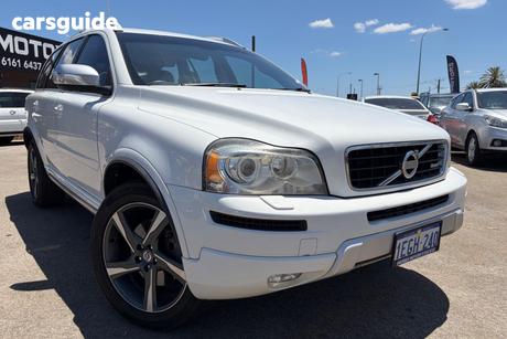 White 2013 Volvo XC90 Wagon 3.2 R-Design