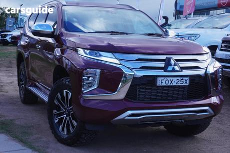Red 2021 Mitsubishi Pajero Sport Wagon Gls (4X4) 7 Seat
