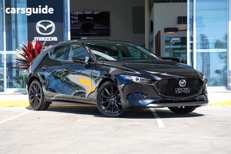 Black 2026 Mazda Mazda3 Hatchback G25 Astina