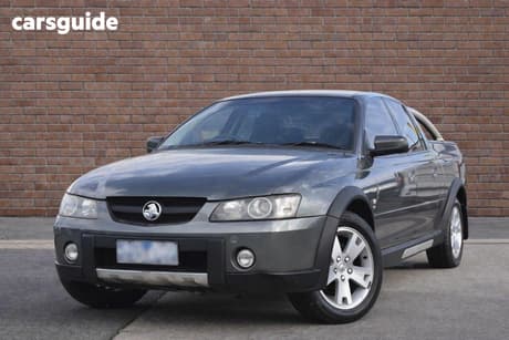 Grey 2004 Holden Crewman Crew Cab Utility Cross 8