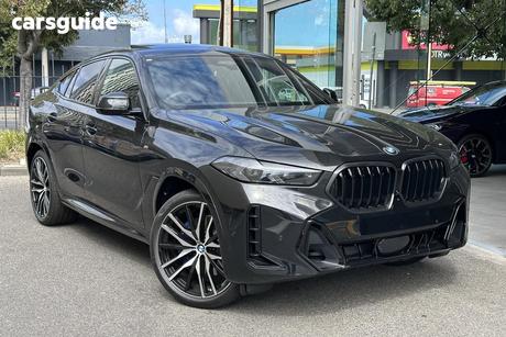Black 2025 BMW X6 Coupe Xdrive40I M Sport Mhev
