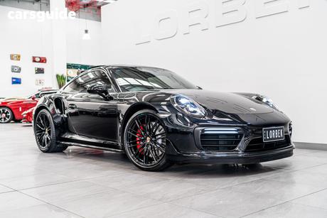 Black 2016 Porsche 911 Coupe Turbo