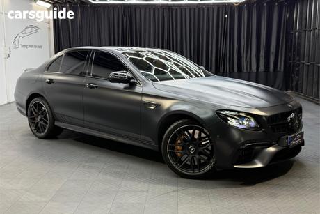 Black 2018 Mercedes-Benz E63 Saloon 4Matic+