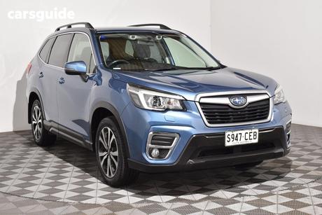 Blue 2020 Subaru Forester Wagon 2.5I Premium (Awd)