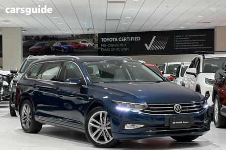 Blue 2020 Volkswagen Passat Wagon 140Tsi Business